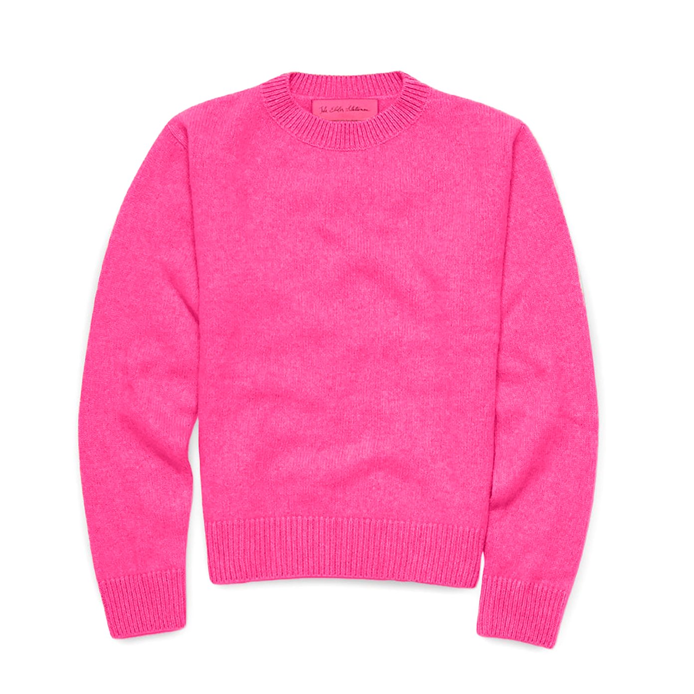 The Elder Statesman Cashmere Carla V Neck Sweater in Pink