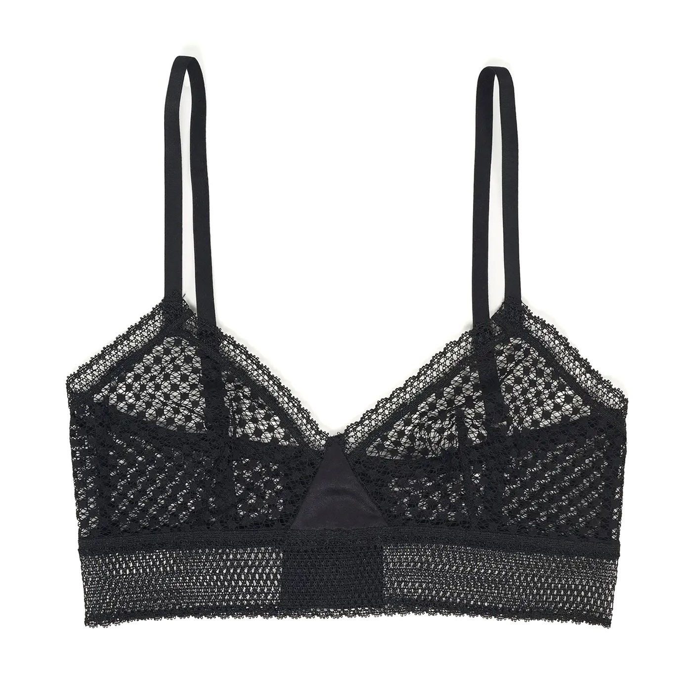 Dodo Bar Or Goldie Embellished Ribbed-knit Soft-cup Triangle Bra