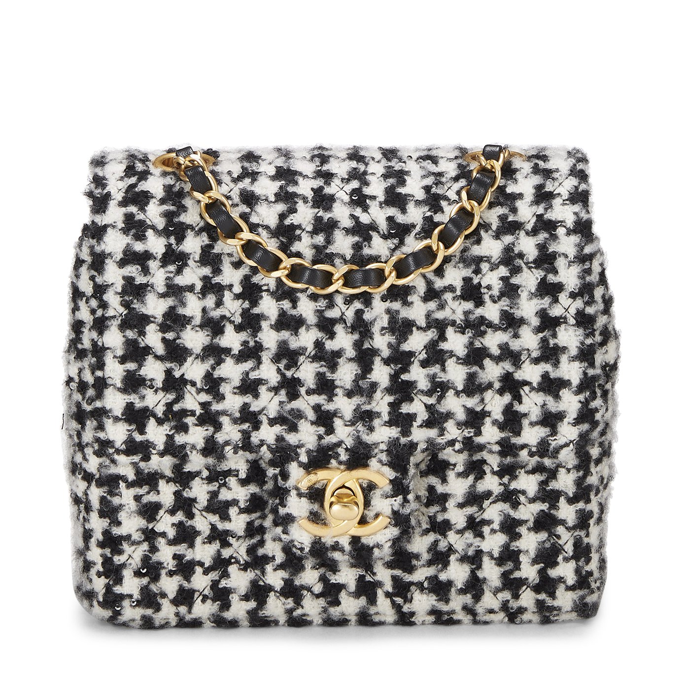 Chanel houndstooth bag top