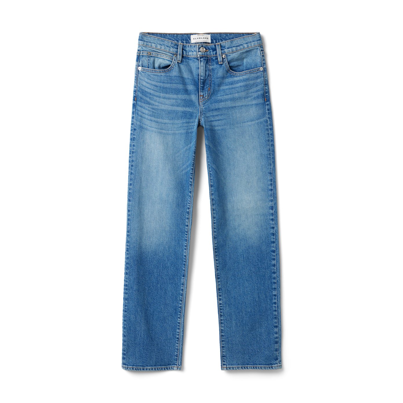 The Remy Cotton Denim Straight Jeans