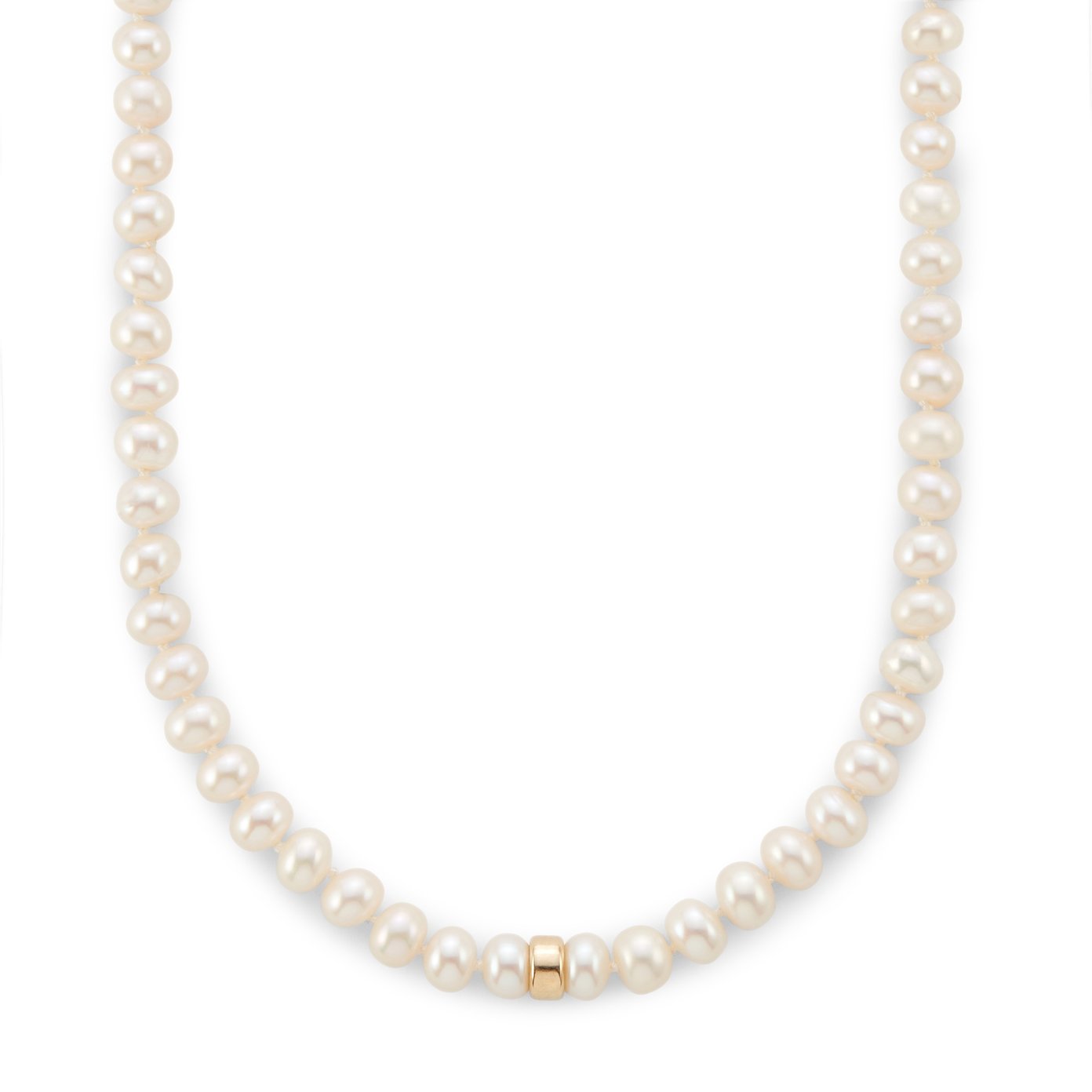 Sheryl Lowe Pearl Knotted Necklace