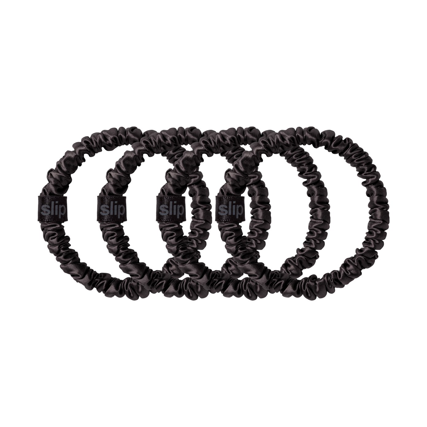 Slip silk store hair ties