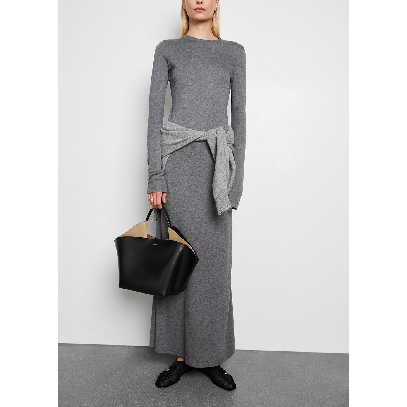 【Toteme】LongSleeve Dress ロングスリーブドレス 送料関税込 Long-Sleeve Jersey Dress – La Garçonne