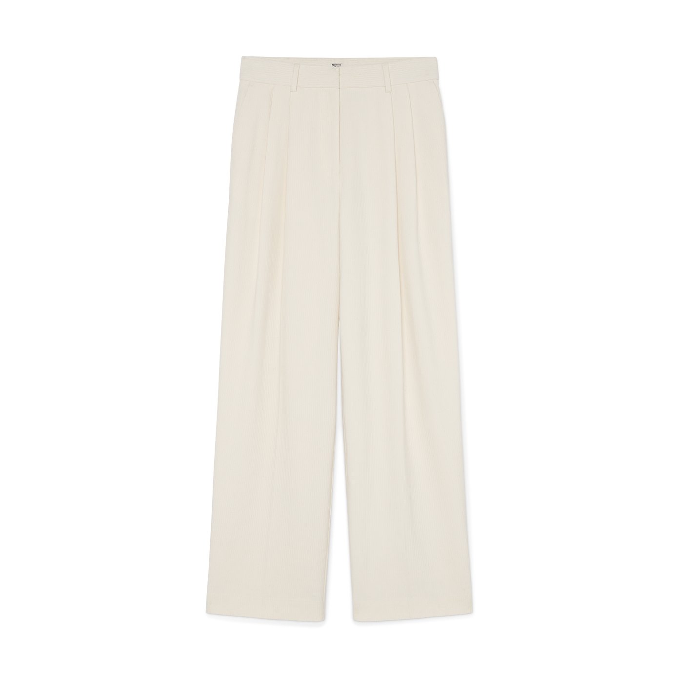 Silk-Cotton Cord Trousers