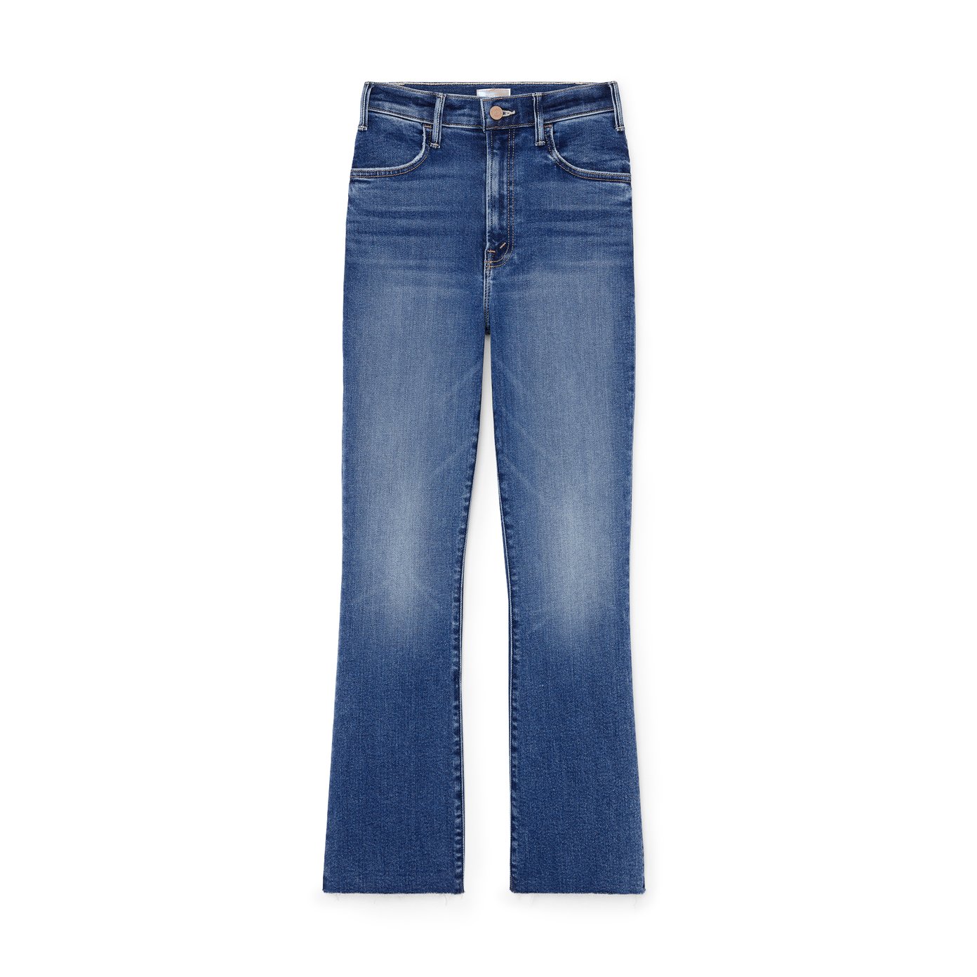 MOTHER Women's The Hustler Ankle Fray Jeans, Grasping at