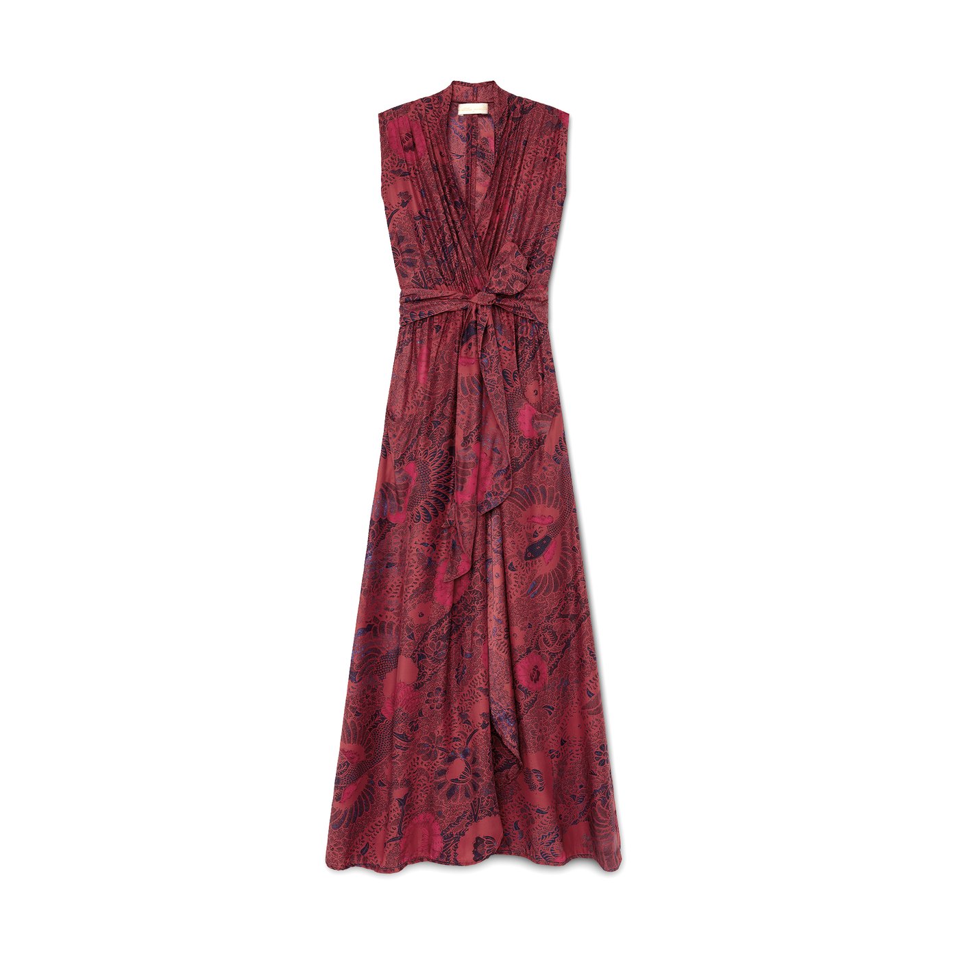Natalie Martin Nico Sleeveless Maxidress with Sash | goop