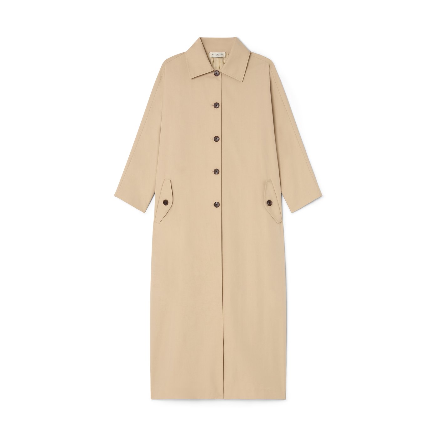 【関税込み】Kallmeyer ブラック Tavi Dinner トレンチコート Tavi Dinner Trench in Compact Cotton – KALLMEYER