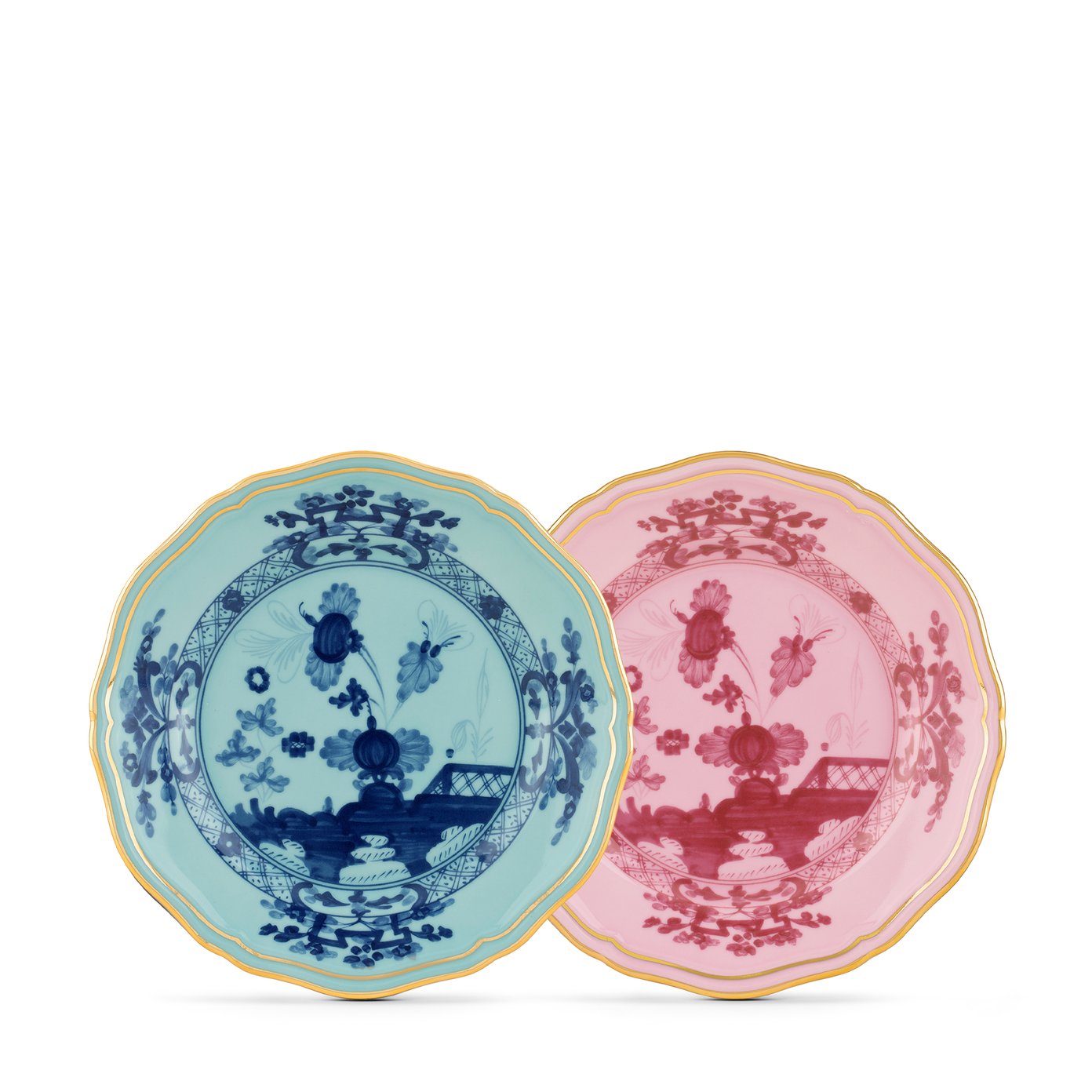 Ginori 1735 Oriente Italiano Bread Plate, Set of 2
