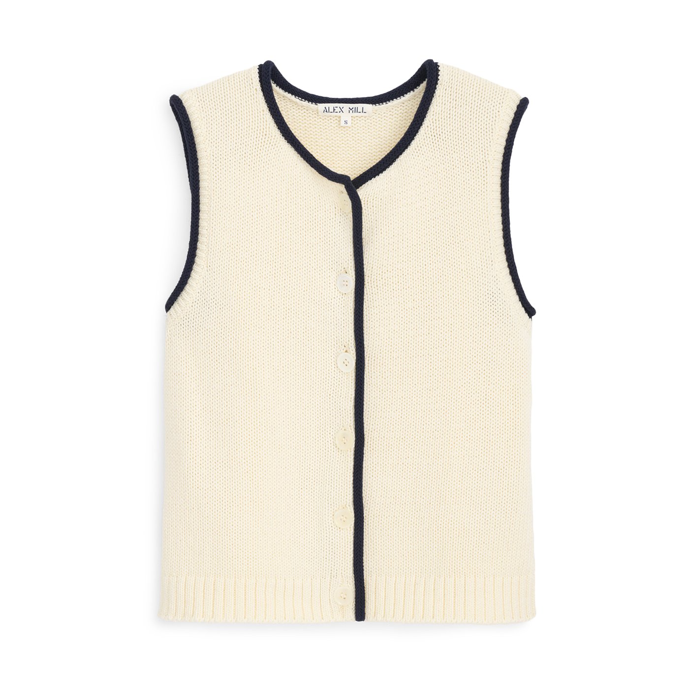 Alex Mill Bridget Tipped Vest | goop