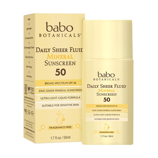Babo Botanicals Daily Sheer Fluid Sunscreen