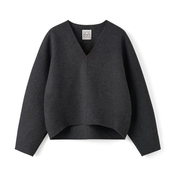 Toteme Double Wool Cashmere Pullover