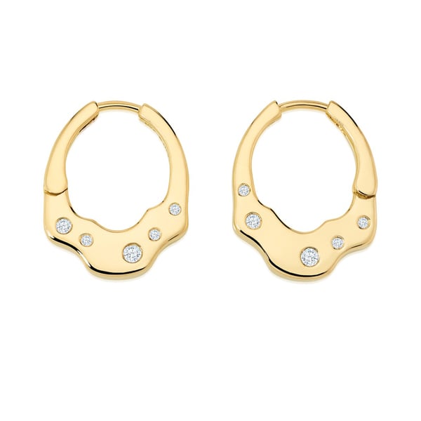 Louis Vuitton LV Essential V Hoops Gold Earrings, Luxury, Accessories on  Carousell