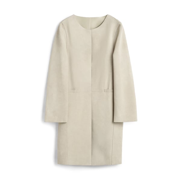 【TOTEME】Suede Coat Cinched suede coat desert – TOTEME