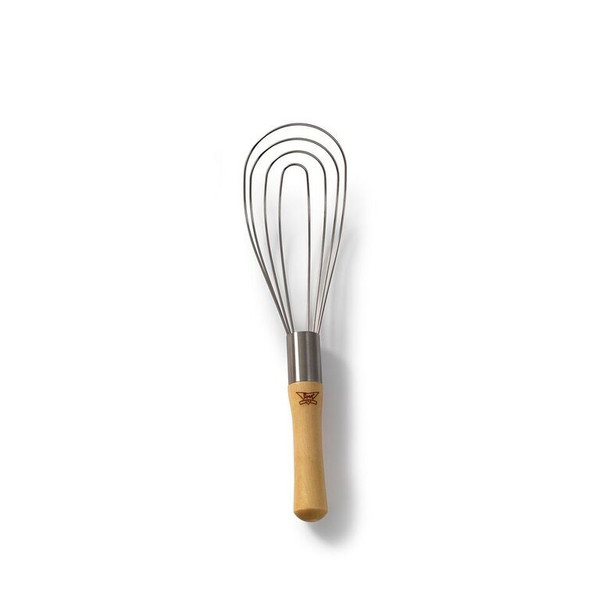 10" Wooden Handle Flat Whisk