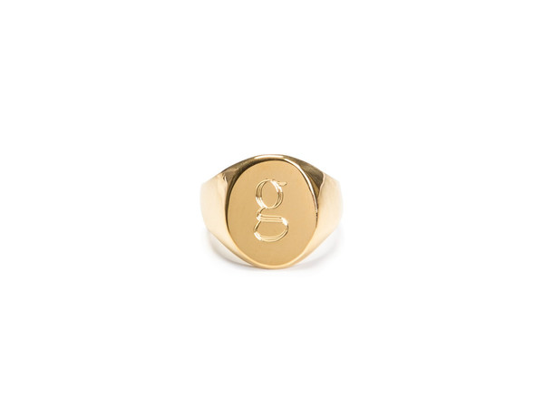 18kt gold lana pinky ring