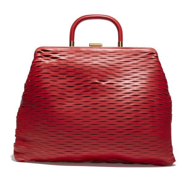 Drew Barrymore's Red Leather Bag