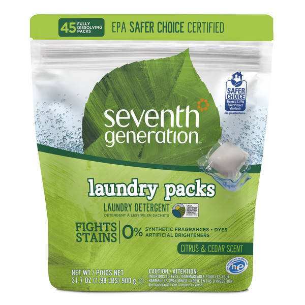 Laundry Detergent Packs Citrus & Cedar