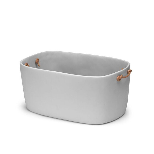 Resin Champagne Bucket With Leather Handles