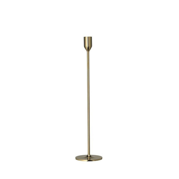 Tall Solid Brass Candle Holder