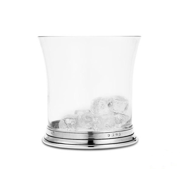 MATCH Pewter Crystal Ice Bucket