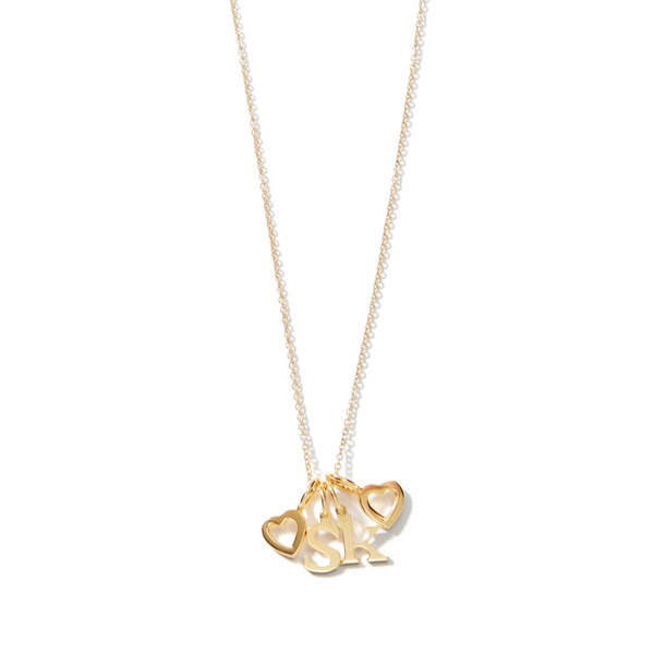 Sarah Chloe Love Count Multi Heart Necklace