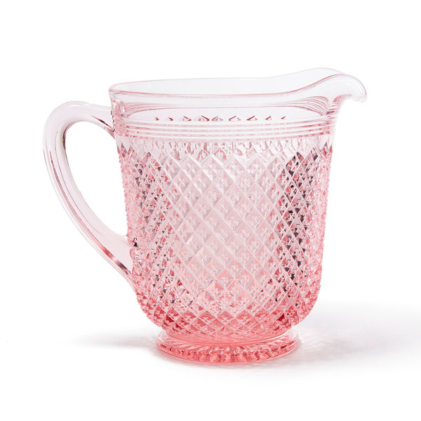 Mosser Glass Pink Glass Pitcher