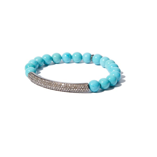 Sheryl Lowe Sleeping Beauty Turquoise Bead Bracelet