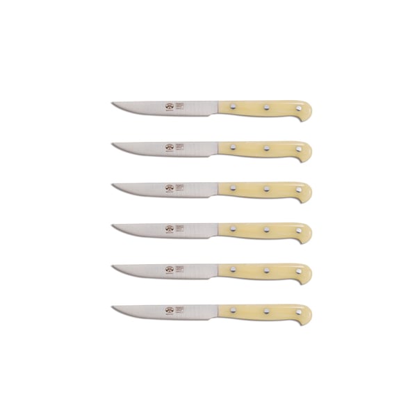 Coltellerie Berti for MATCH Coltello Steak Knives, Set of 6