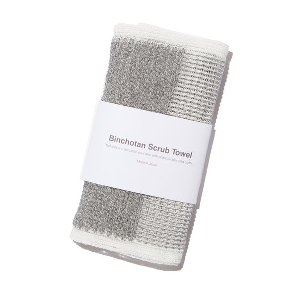 Morihata Binchotan Charcoal Body Scrub Towel
