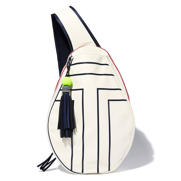Tory Sport Canvas Tennis Sling Backpack