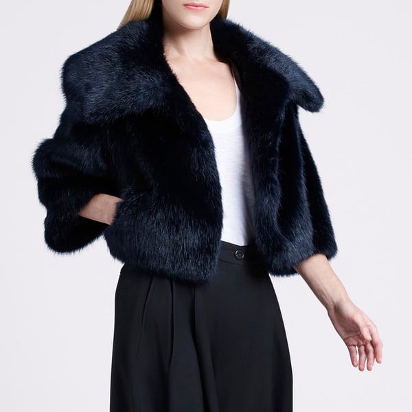 Nili Lotan Garbo Faux Fur Coat Goop