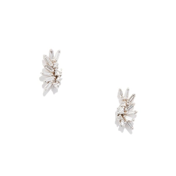 Suzanne Kalan White Diamond Crawler Earrings