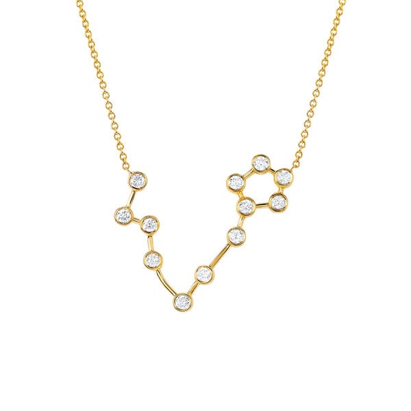 Logan Hollowell Pisces Diamond Constellation Necklace