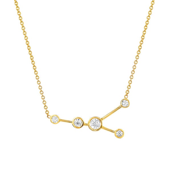 Logan Hollowell Cancer Diamond Constellation Necklace