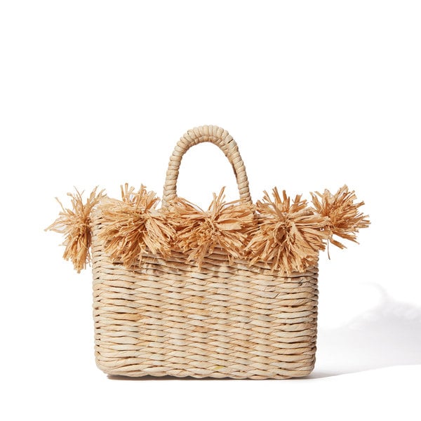Indego Africa Vio Palm Pom Structured Tote