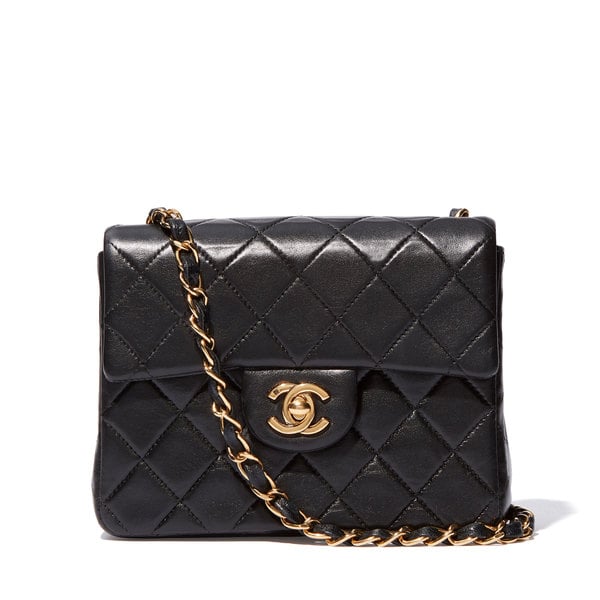 What Goes Around Comes Around Mini Black Chanel Handbag