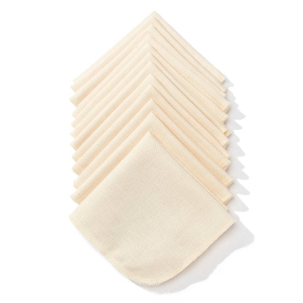 Natural Linens Boutique  Organic Cotton Unpaper Towels, Set of 12