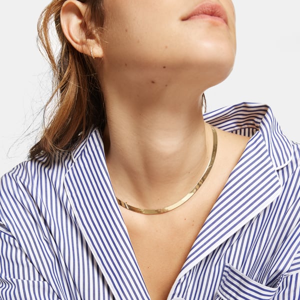 Loren Stewart Gold Jersey Necklace Goop