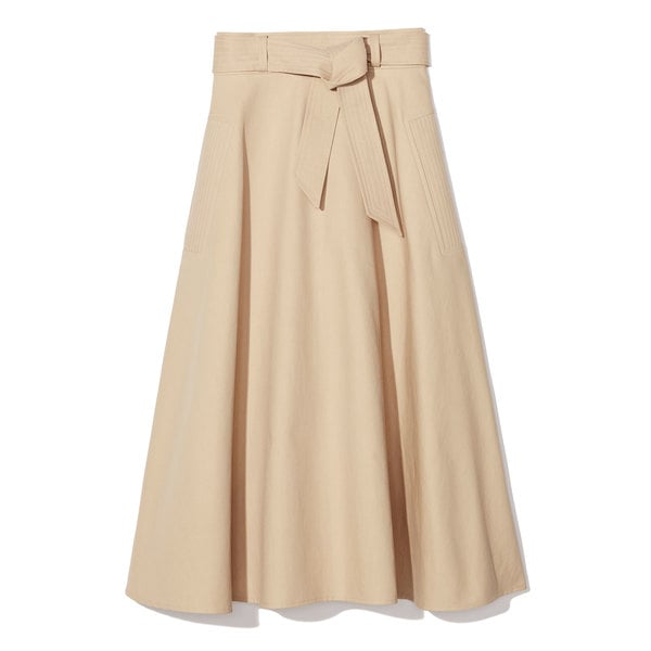 Martin Grant Belted A-Line Circle Skirt