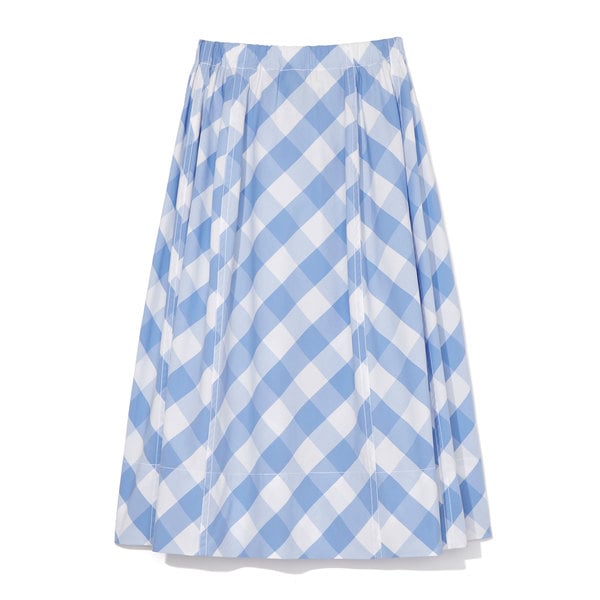 Marni Gingham Cotton Skirt