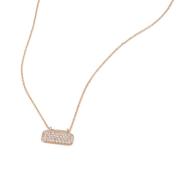 Sophie Ratner Horizontal Diamond Studded Necklace