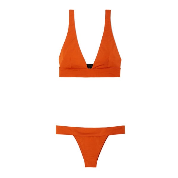 Haight Rust V-Neck Bikini Set