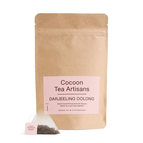 Cocoon Tea Artisans  100%-Organic Darjeeling Oolong Tea Refill Bag