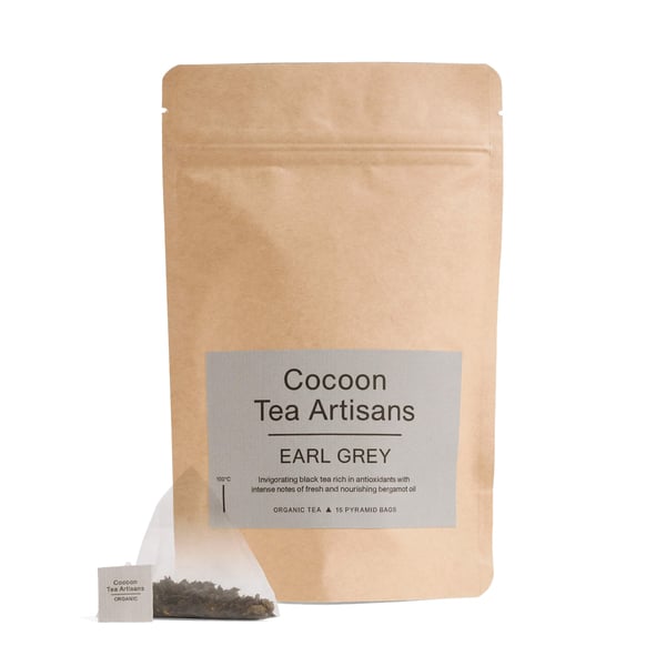 Cocoon Tea Artisans  100% Organic Earl Grey Tea Refill Bag