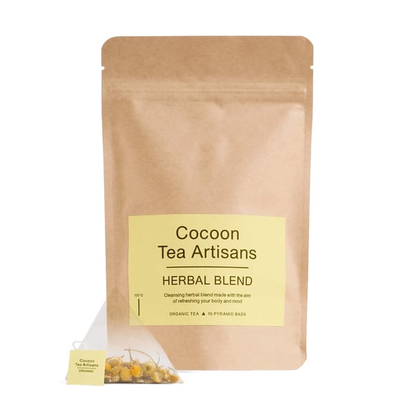 Cocoon Tea Artisans  100% Organic Herbal Tea Refill Bag