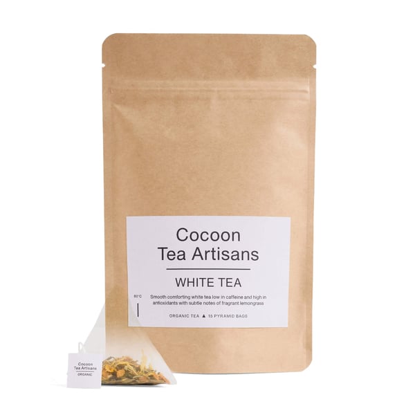 Cocoon Tea Artisans  100% Organic White Tea Refill Bag