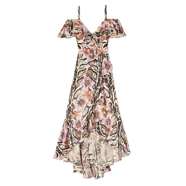 Temperley London Safari Printed Wrap Dress