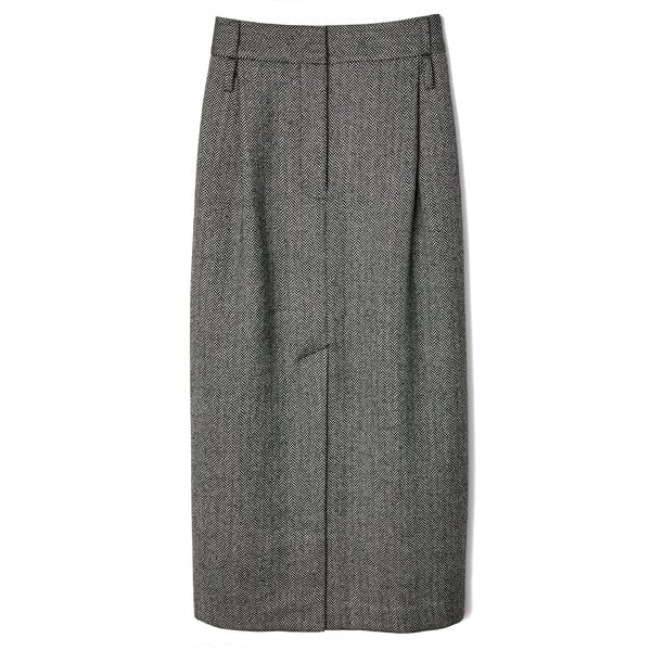 Tibi Herringbone Pencil Skirt