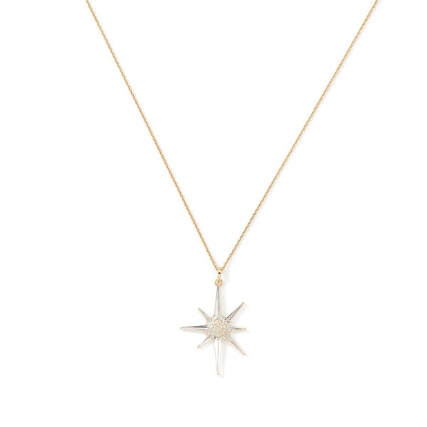 Bondeye Jewelry Astraea White Topaz Star Pendant Necklace
