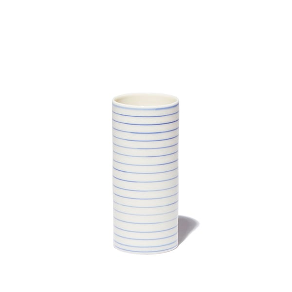 Anne Black  Stripe Narrow Vase, Medium